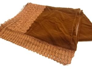 ビロードレース花模様ショール